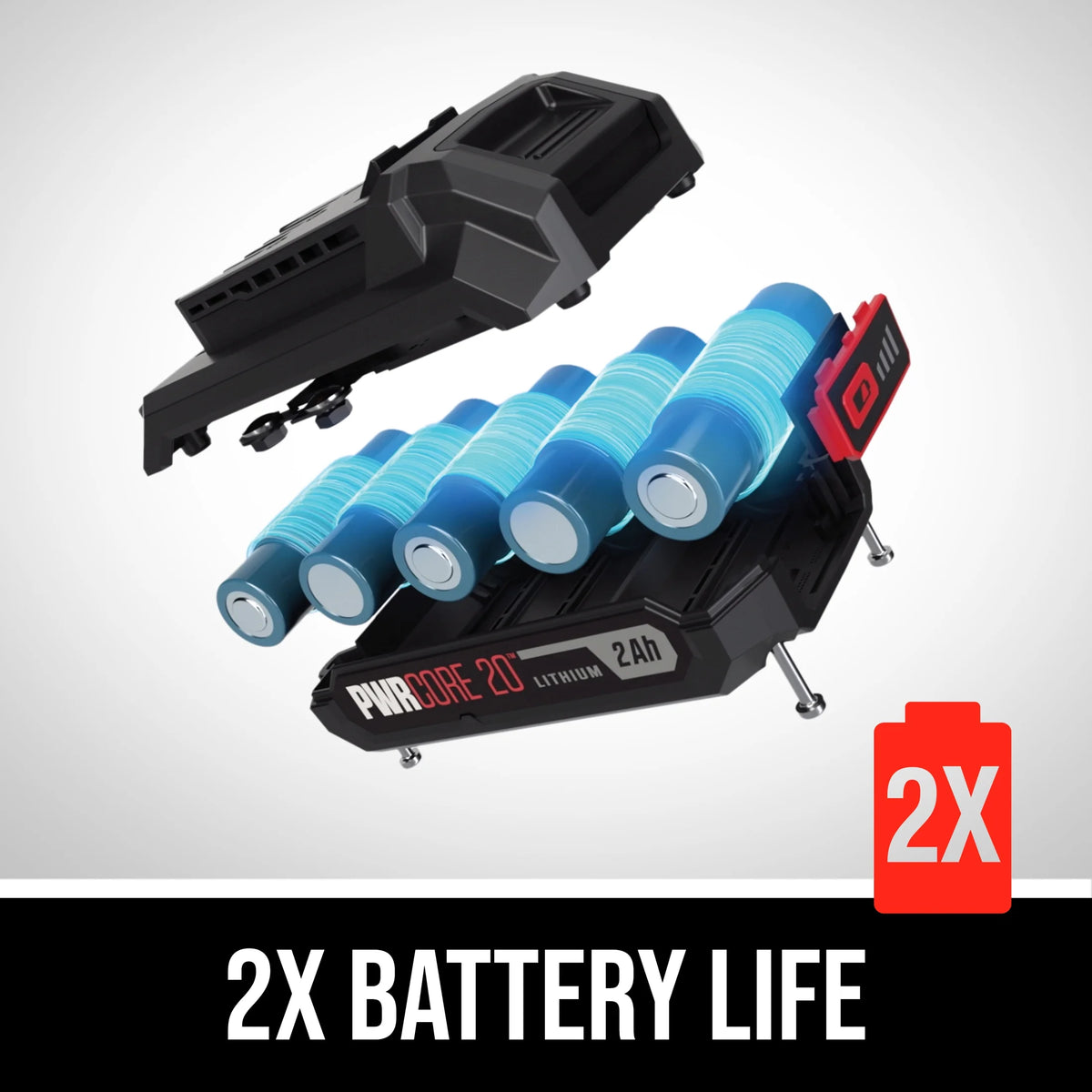 20V Cordless 1/4'' Hex Impact Driver Kit with 2.0Ah Battery & Charger P758