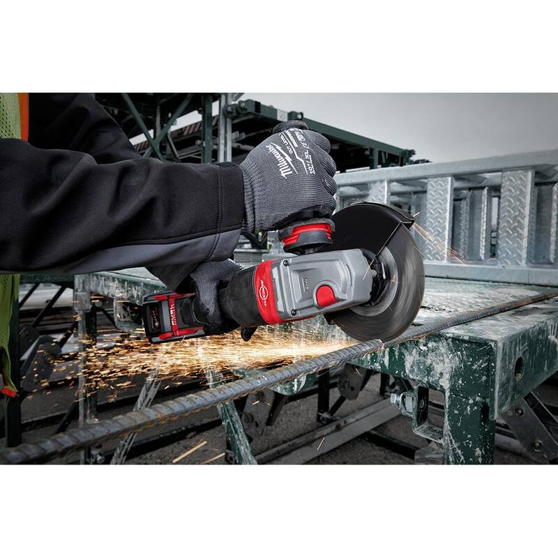 18V Brushless Cordless 4-1/2 in./6 in. Grinder and Hammer Drill T869