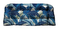 Indoor Outdoor Tufted Wicker Loveseat Settee K922