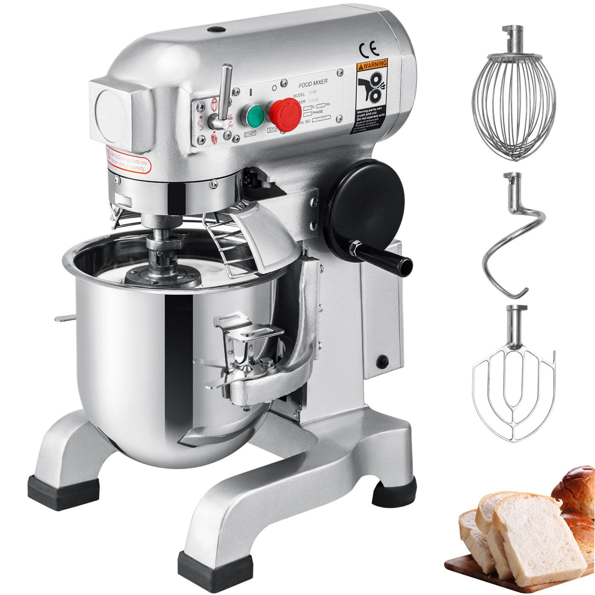 20Qt 750W Dough Food Mixer R7549