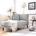 Upholstered Chaise Lounge Sofa Chair with Armrest W216884