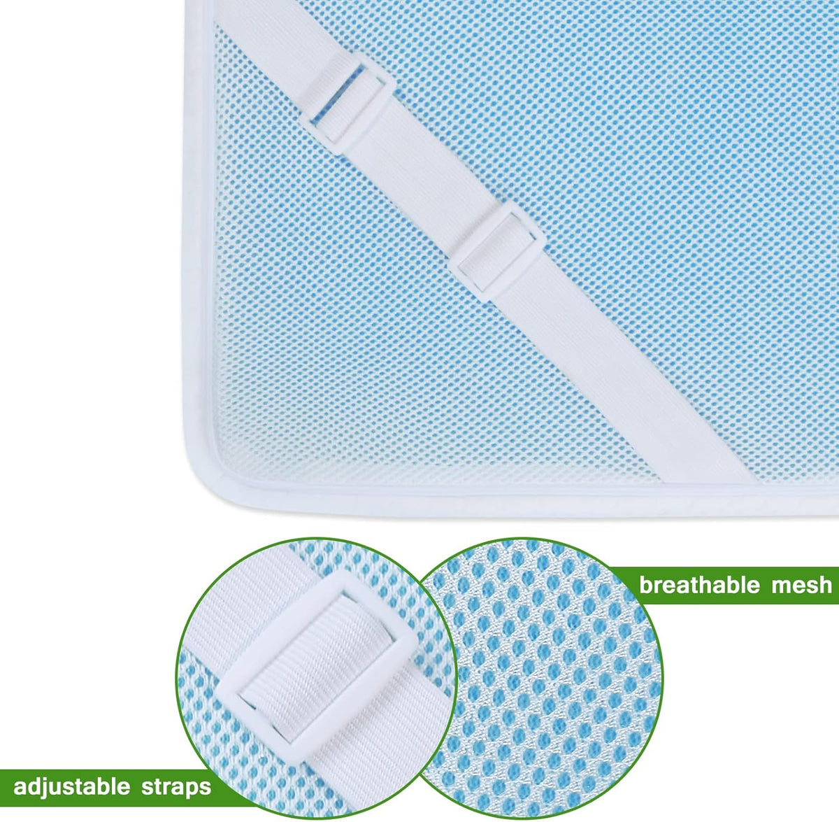 Queen Size Bamboo Rayon Zippered Mattress Protector Cover Z558