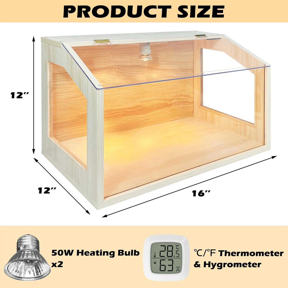 Intelligent Brooder Box with Built-in Heating Lamps P237