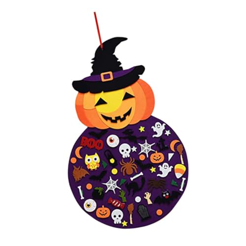 Halloween Fireplace Mantel Tapestry Pumpkin Spiderweb Decoration S50190