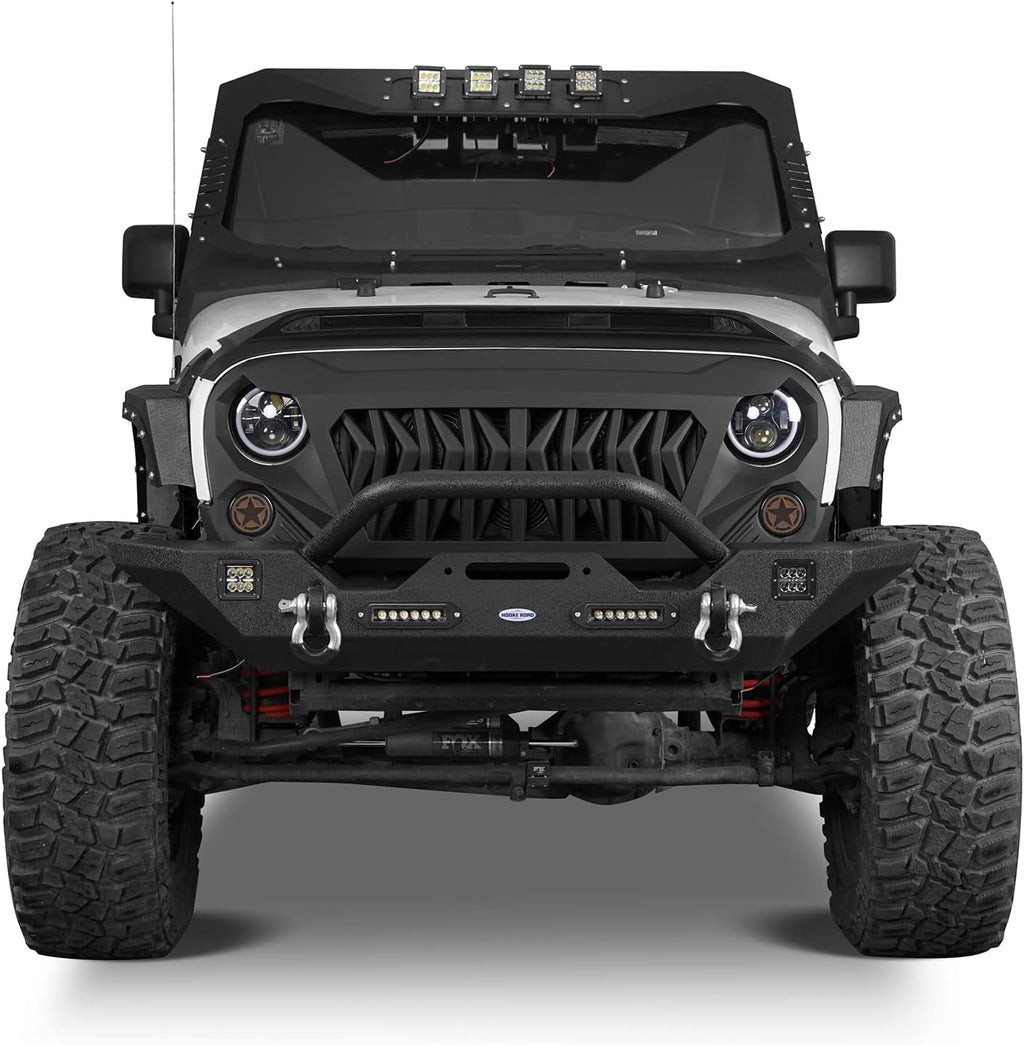 Rear Bumper with Tire Carrier and Front Bumper Combo V337380