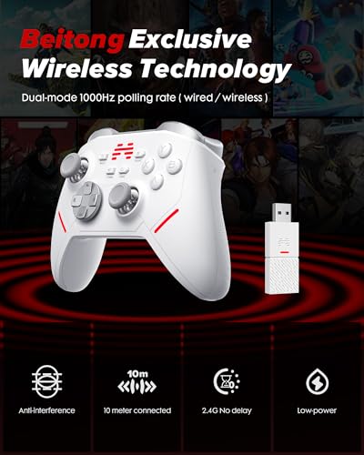 Wireless Controller with TMR Joysticks & Hall Triggers K97446
