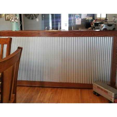 24W x 36H Corrugated Metal Wainscoting Panel T52775