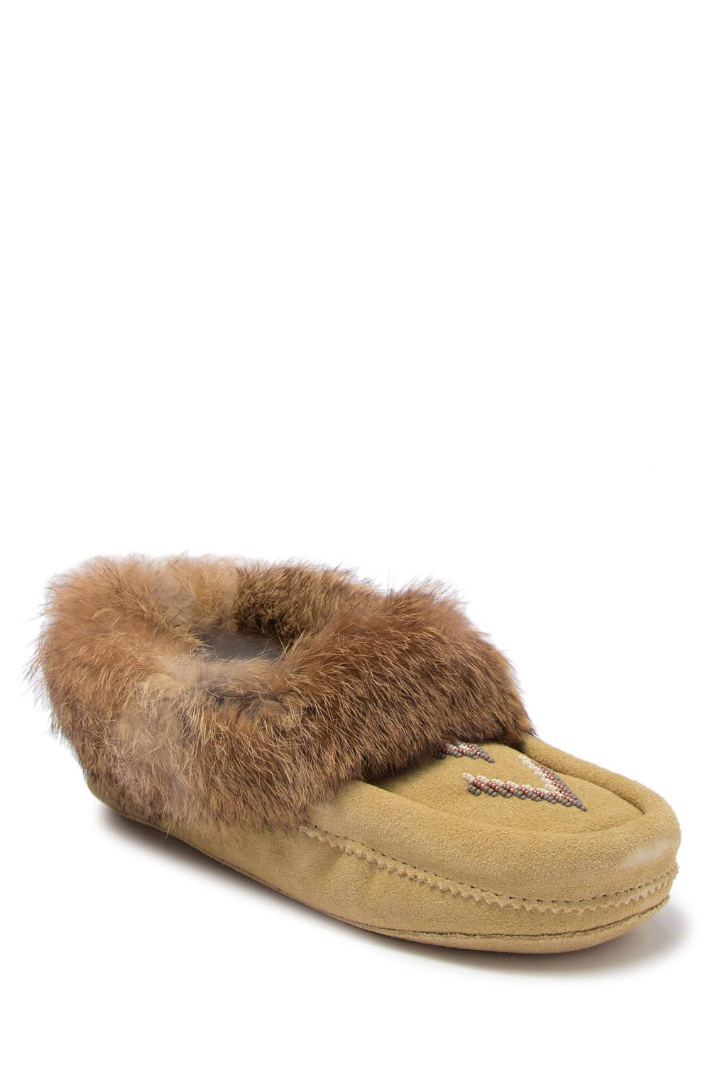 Genuine Rabbit Fur Lined Moccasin G32533