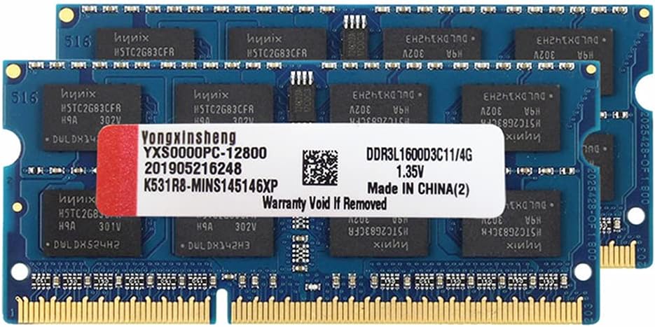 2x8GB 16GB Kit 1600MHz Laptop Memory DDR3 SODIMM RAM F65380