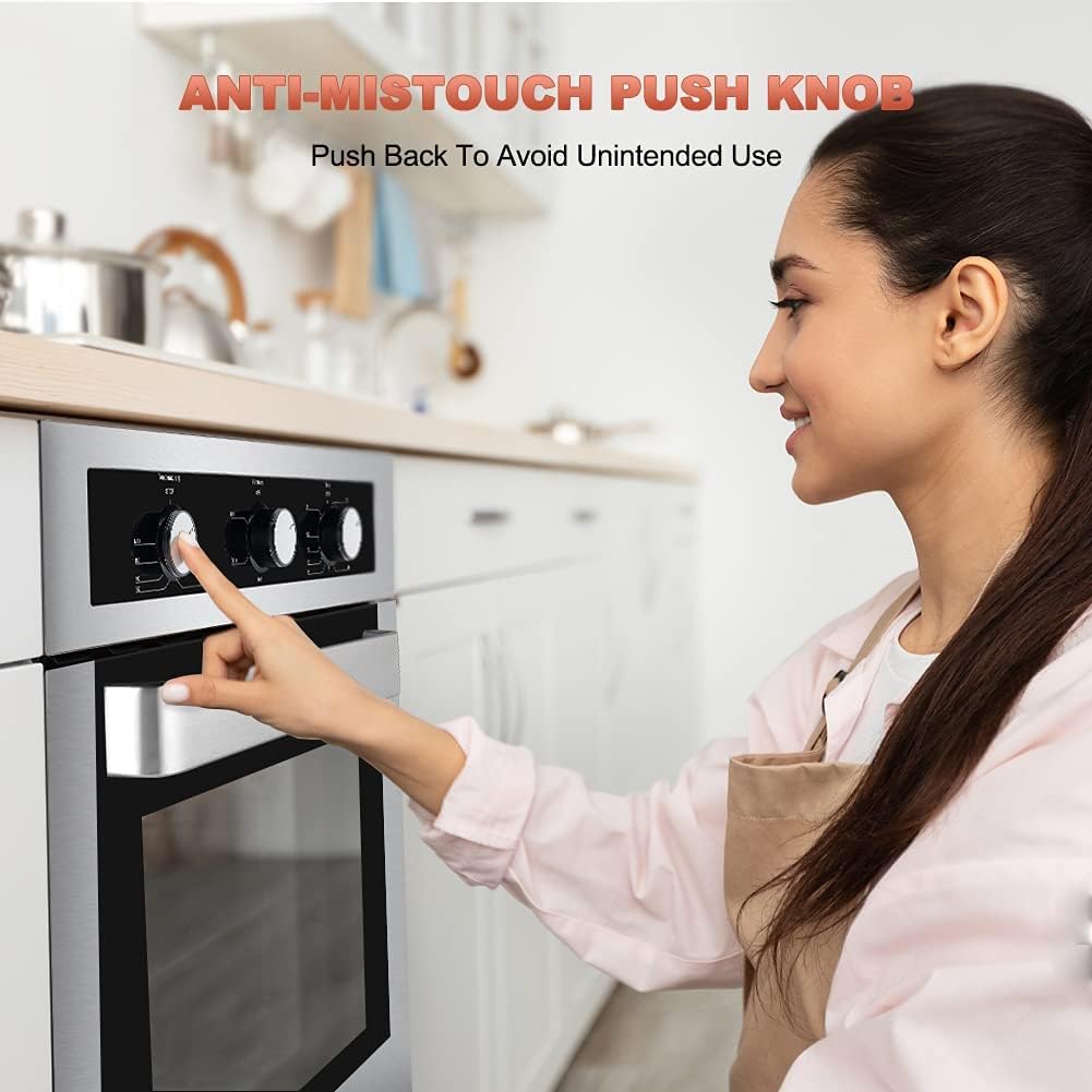 Single Wall Oven, 2.3 Cu.ft. Built-in Electric Wall Oven with Stainless Steel Finish P706