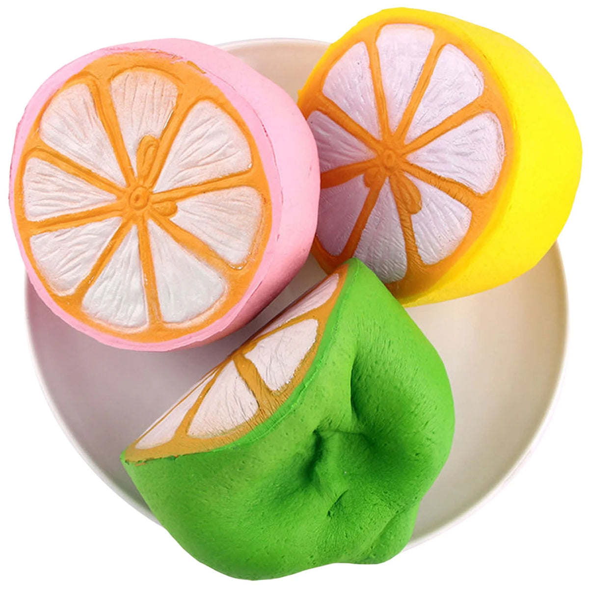 Squeeze Half Lemon Shape Slow Rising Sensory Toy Y2572