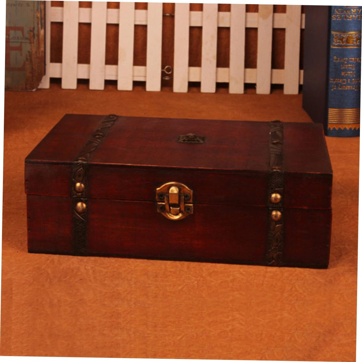 2pcs Wooden Storage Chest Box A2604