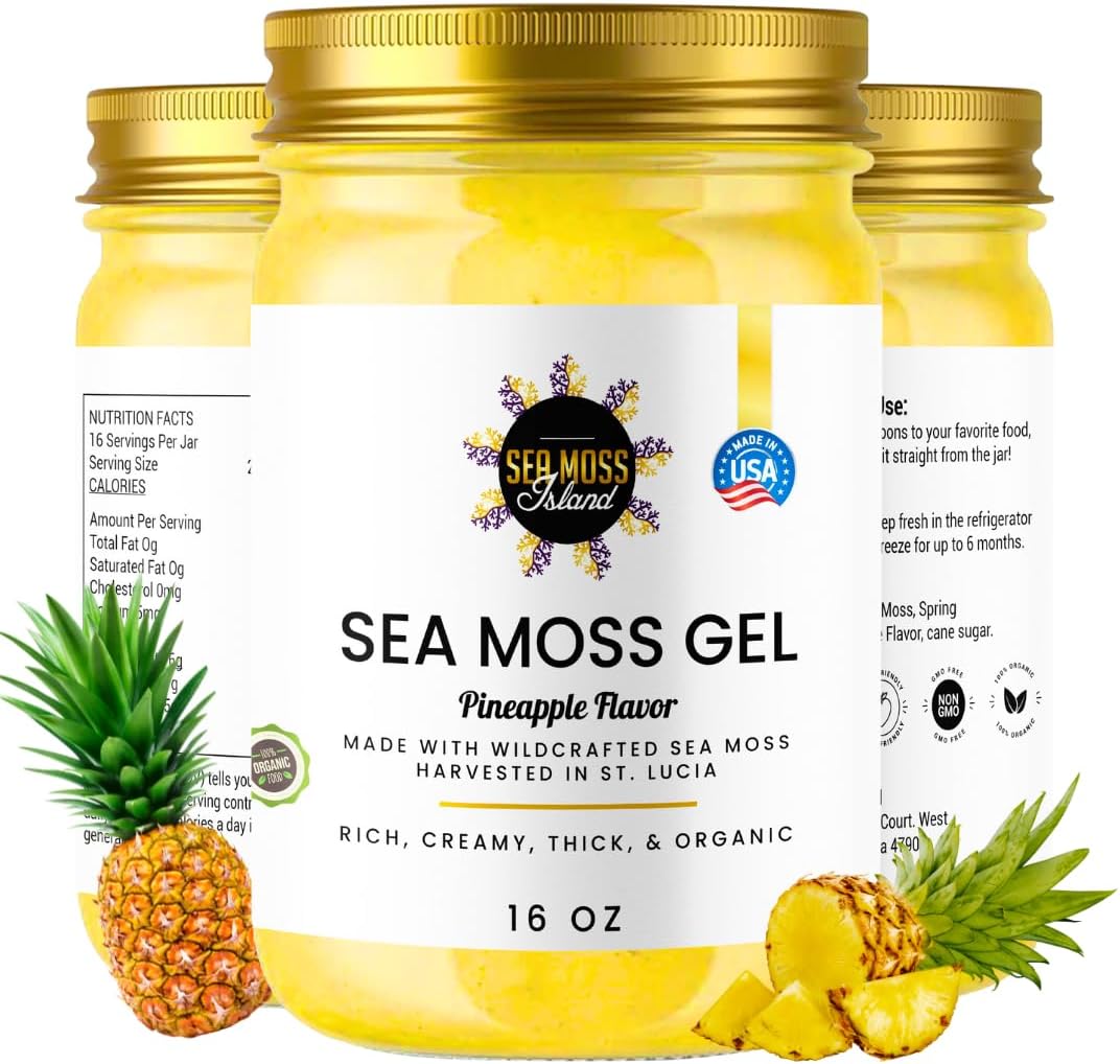 Organic Wildcrafted Irish Seamoss Gel E1829