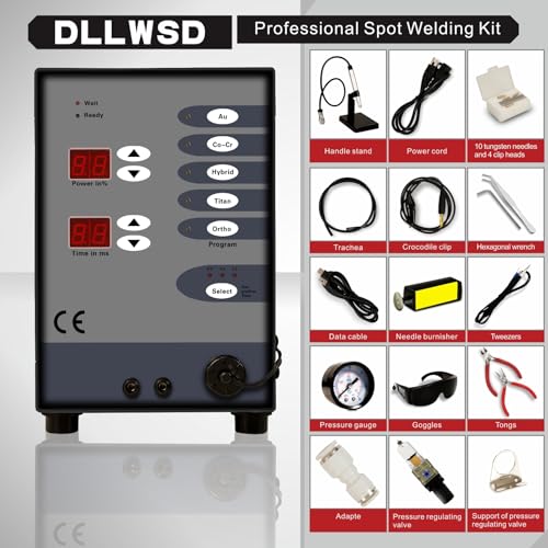 100A Pulse Arc Spot Welder Kit for Gold Silver Welding U740408
