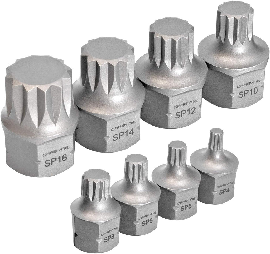 8 Piece 4mm to 16mm S2 Steel Socket Bit Set L890