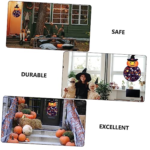 Halloween Fireplace Mantel Tapestry Pumpkin Spiderweb Decoration S50190