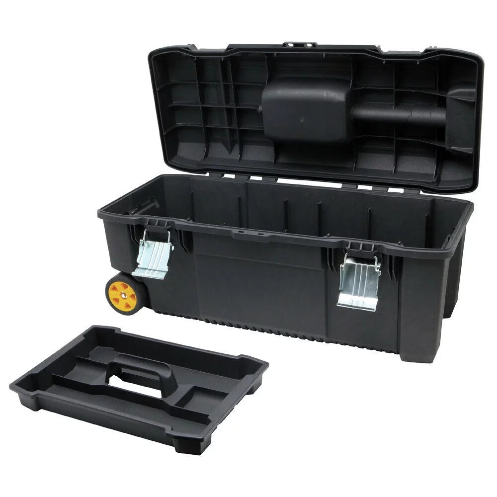 Black Tool Box on Wheels M403524