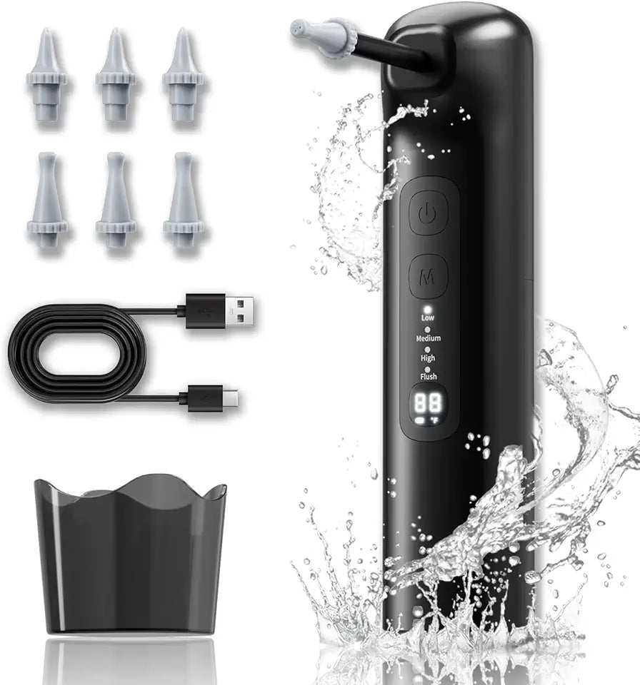 Ear Wax Removal Tool with Water Temperature Indicator Ear Cleaning Kit D34258