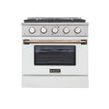 White Natural Gas Range N3365