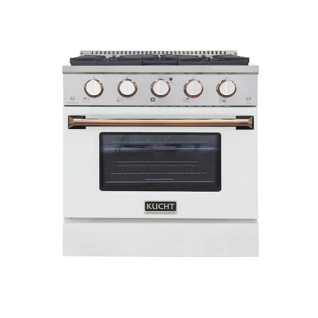 White Natural Gas Range N3365