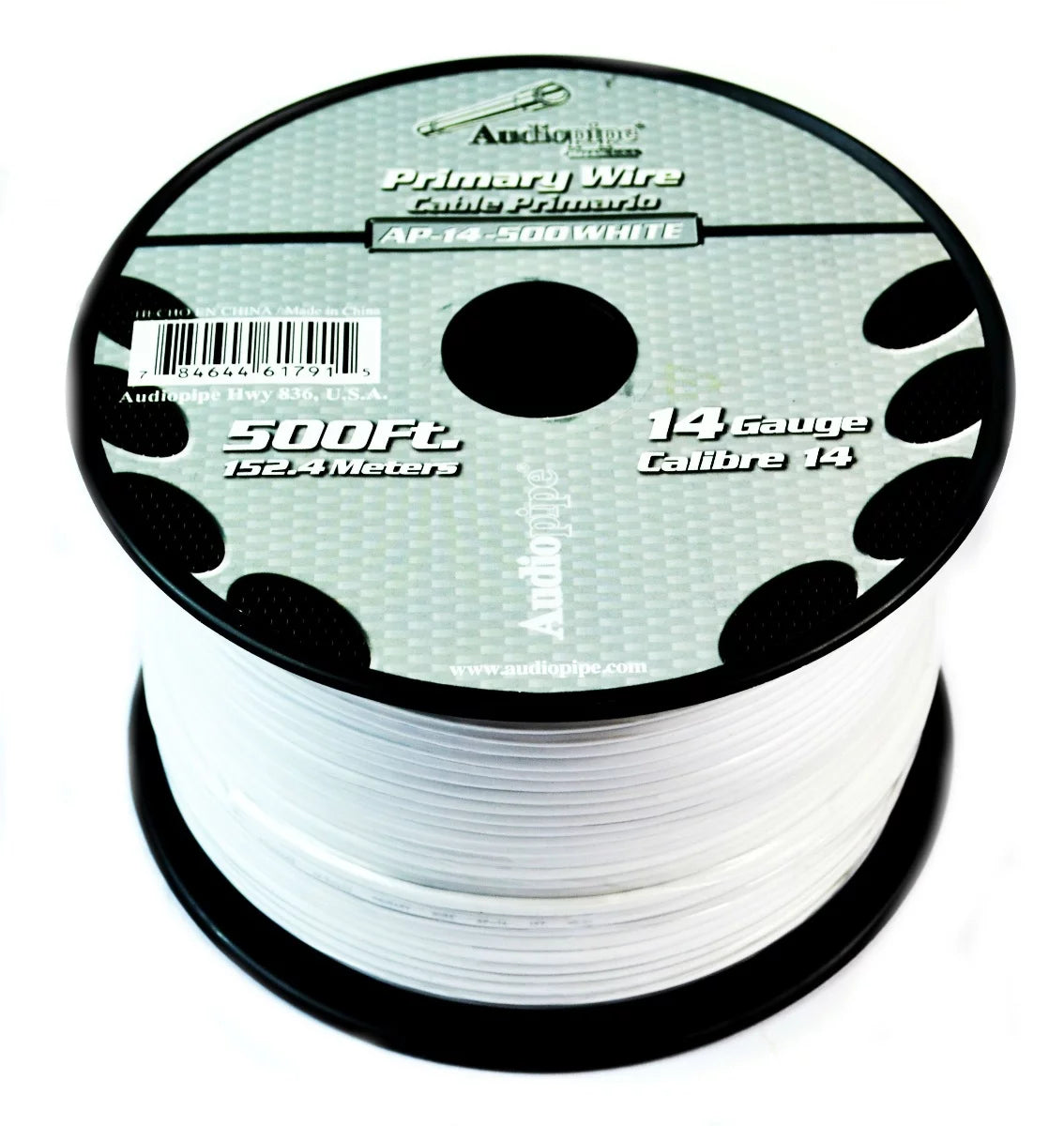 White 14 Gauge 500ft Primary Wire T2410