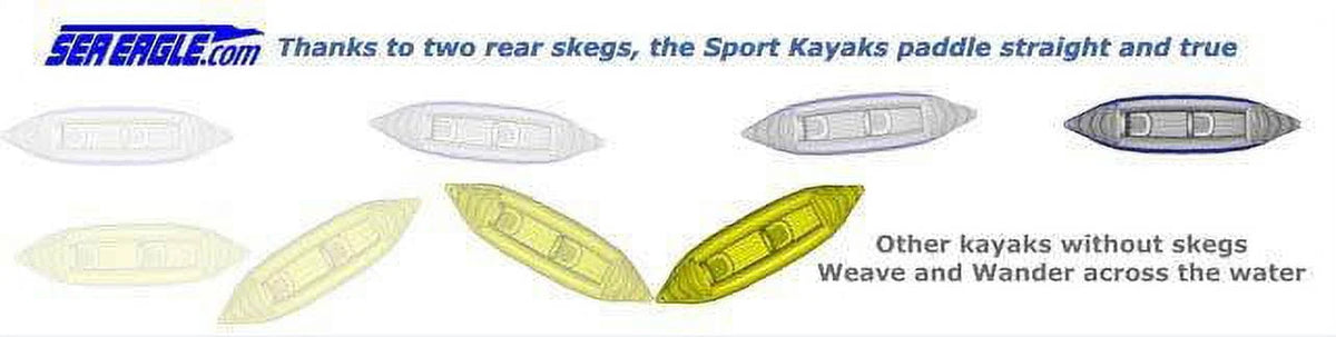 3 Person Inflatable Sport Kayak with Paddles Z92365