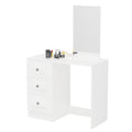 White Makeup Vanity Desk with Mirror X2282