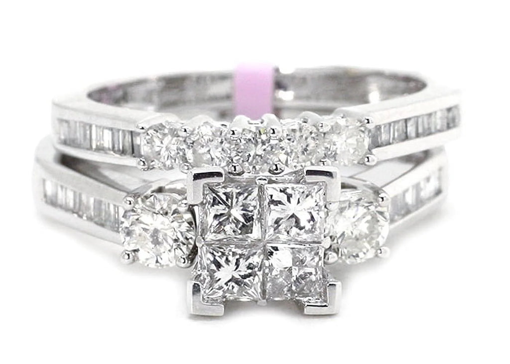 Princess Cut Diamond Engagement Ring Z913