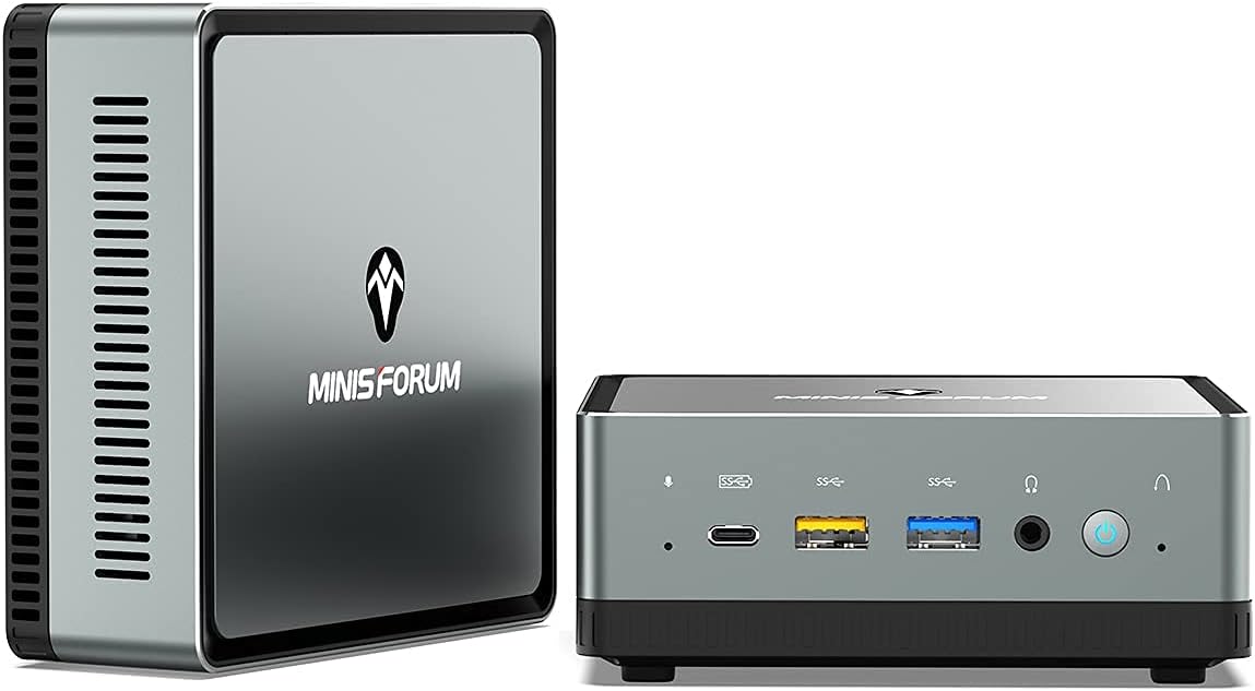 Mini PC AMD Ryzen 7 3750H, 8 GB RAM 256 GB PCIe SSD, Radeon RX Vega 10 Graphics, Dual WiFi BT 5.1, HDMI 2.0, USB-C, 2X RJ45, 4X USB I92946