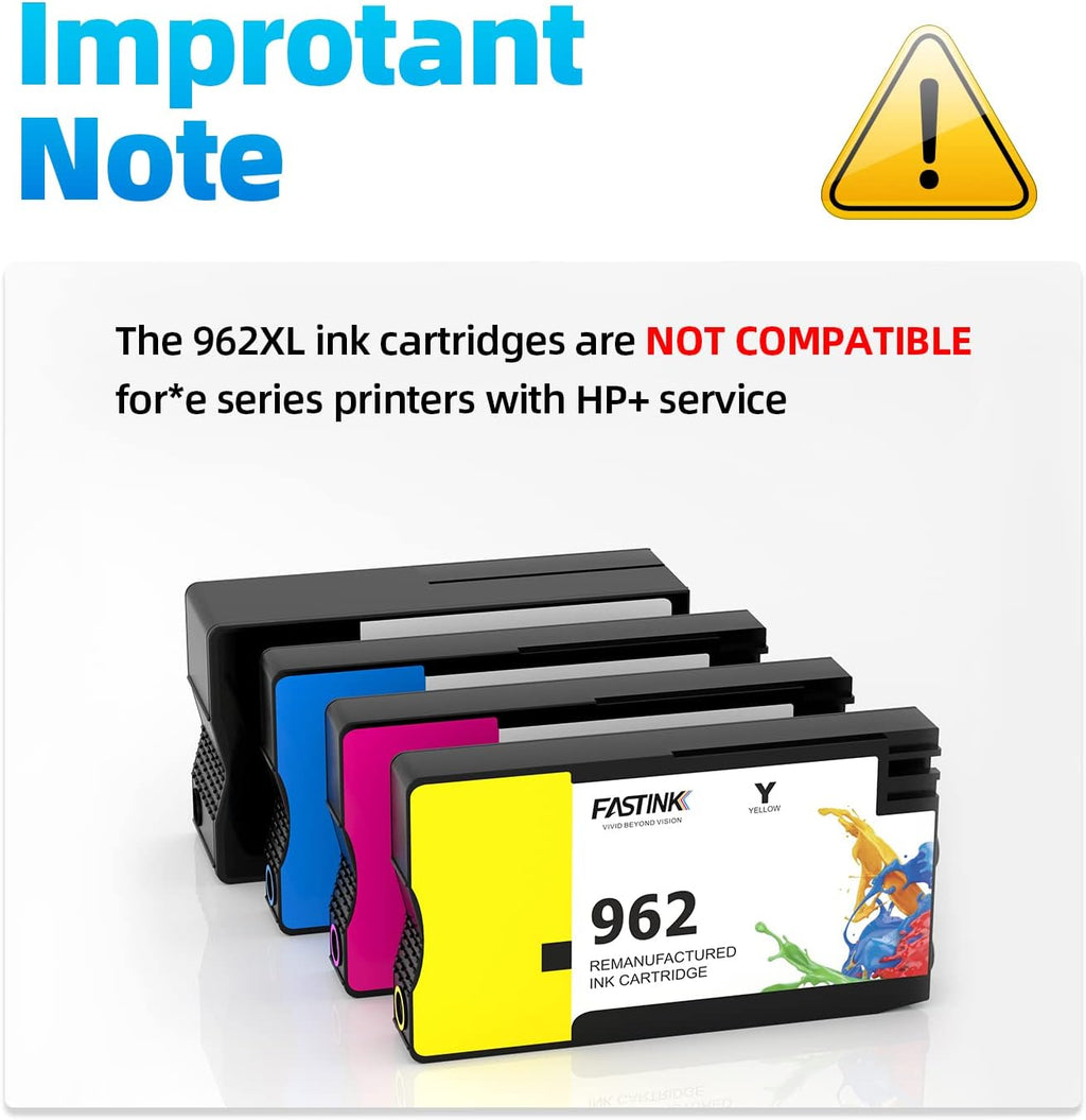 HP 962XL Ink Cartridges Combo Pack Black C/M/Y Pack of 2 V45950