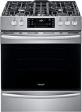 30" Gas Range with 5 Sealed Burners, True Convection Oven, Stainless Steel S4351