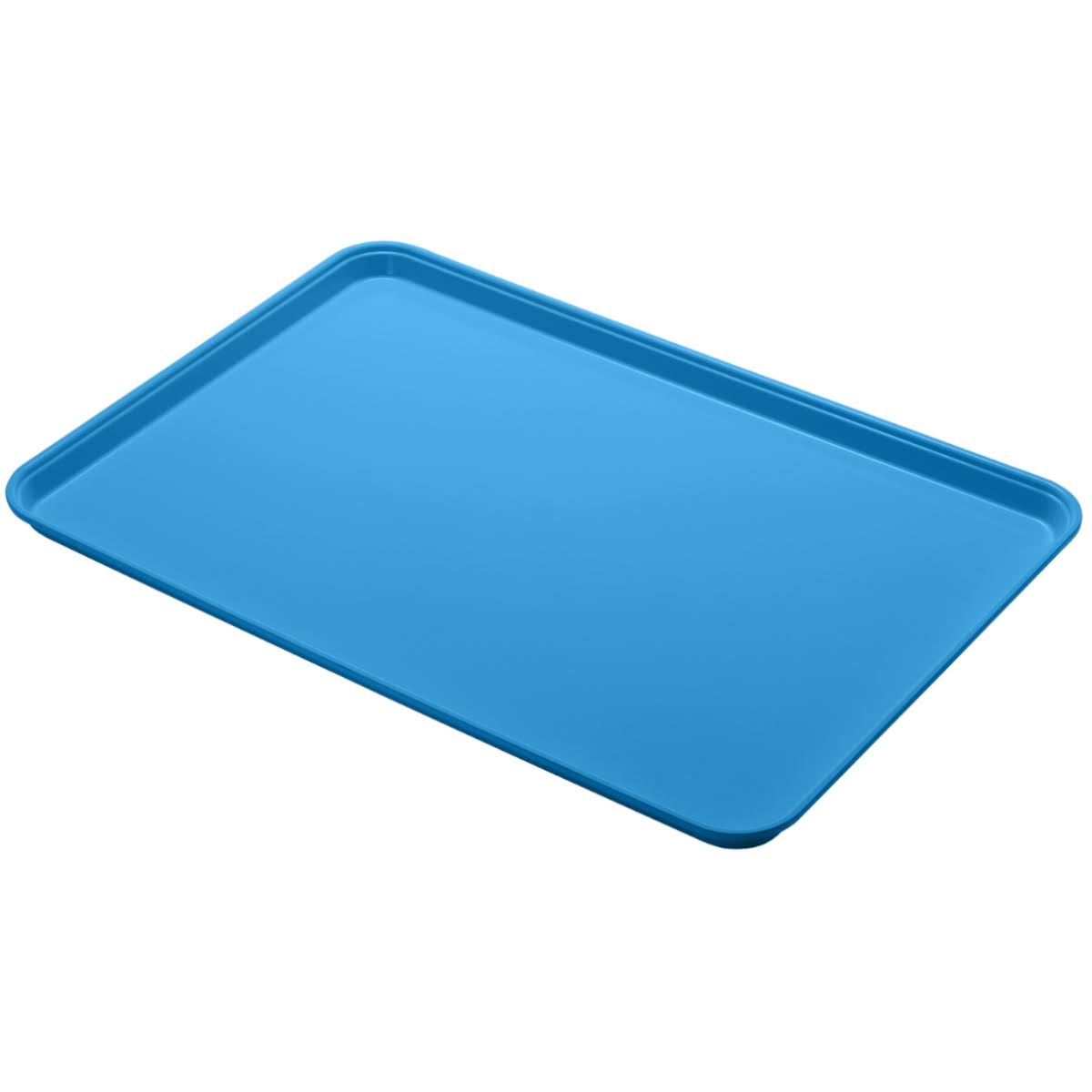 Blue 18 x 26 Fiberglass Market Tray M877910