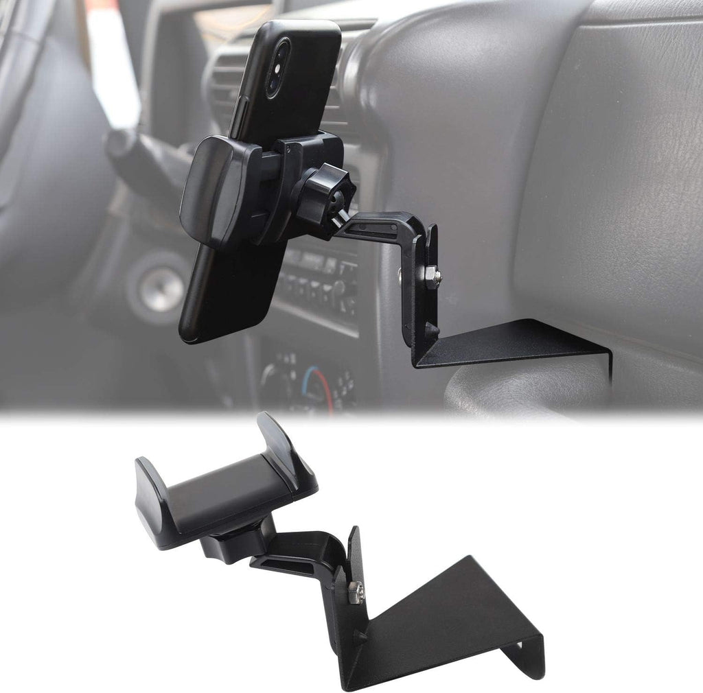 Multi-Functional Phone Holder, Radio Holder Walkie Talkie Mount Bracket, Black Pack of 2 I940