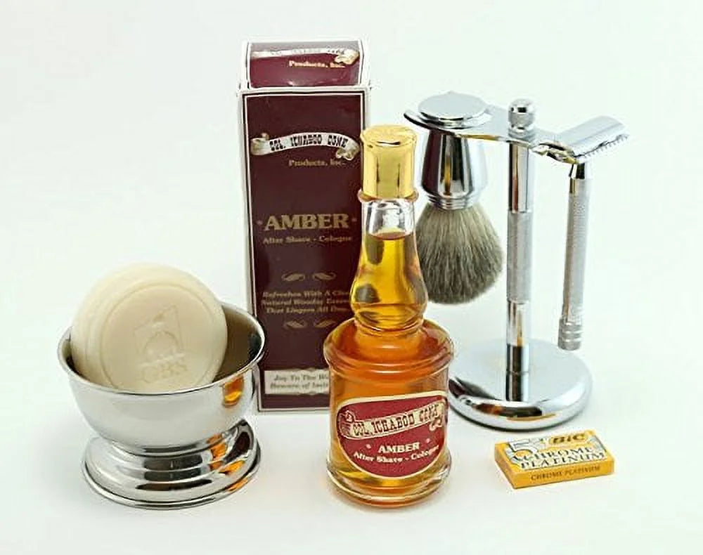 Shaving Gift Set with Safety Razor, Bowl G5885