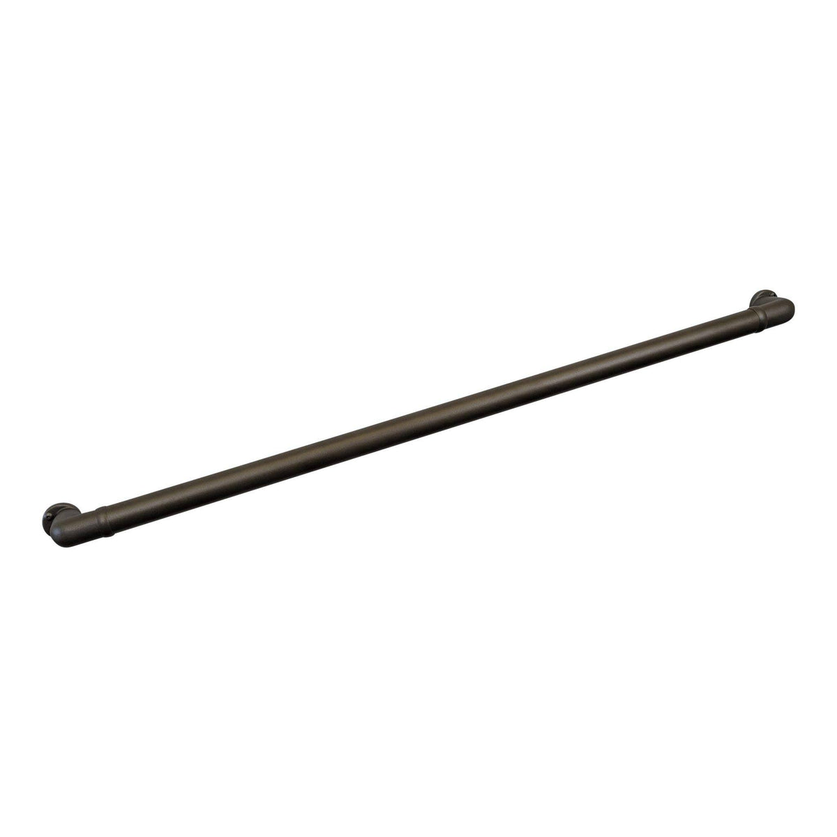 Aluminum Handrail Section with Returns - Texture Bronze - Stair Hand Rails F130