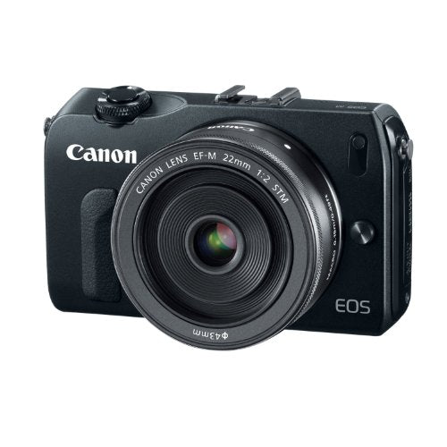 Black 18.0 MP Compact System Camera with 3.0-Inch LCD and EF-M22 STM Lens X855219