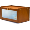 Large Farmhouse Bamboo Bread Box with Window F2464