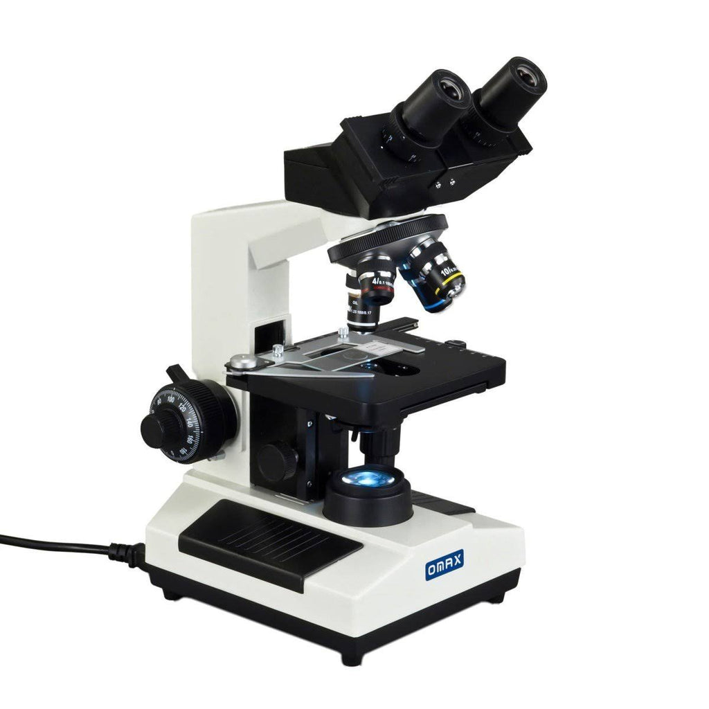 40X-1600X Compound Binocular Biological Microscope with LED Light E890