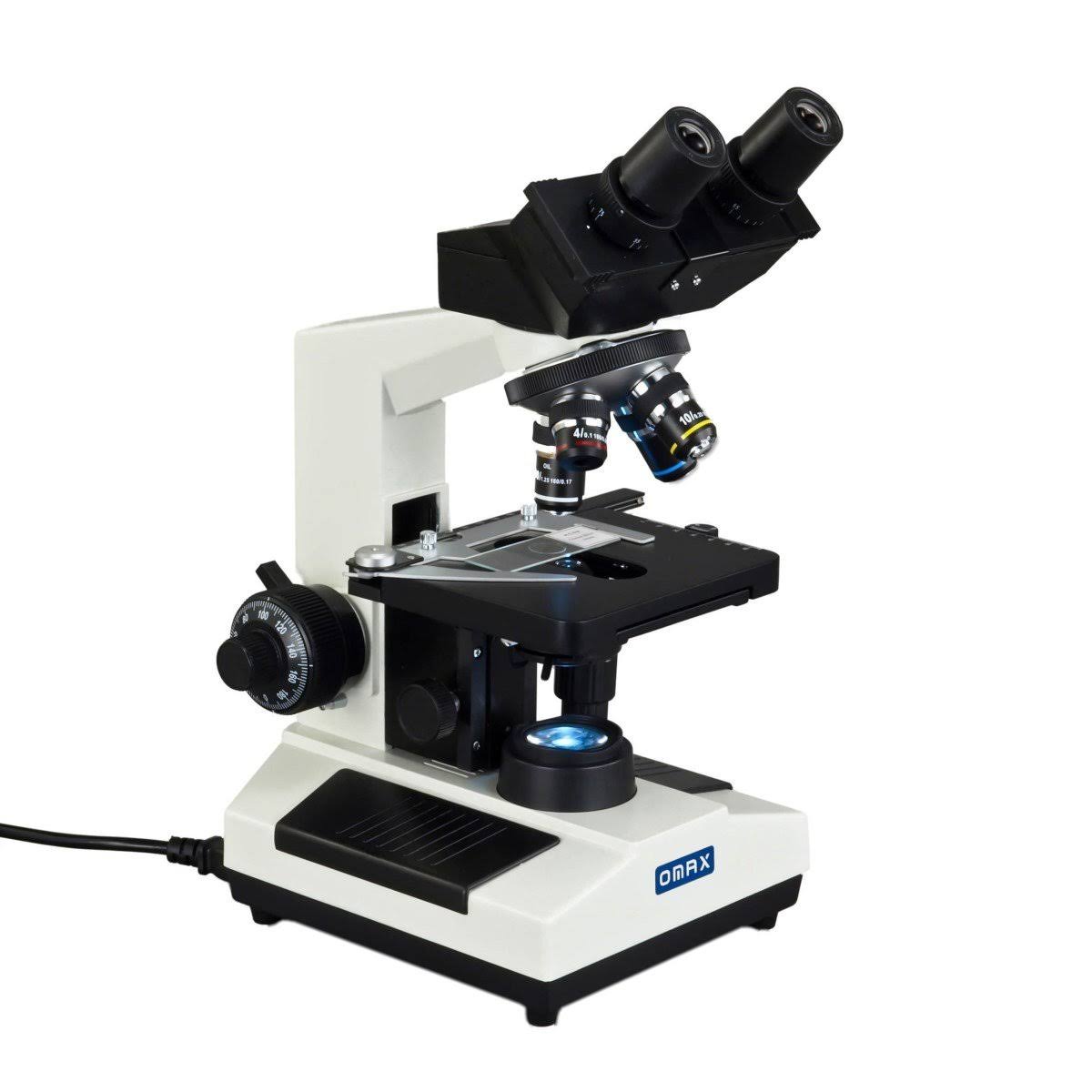 40X-1600X Compound Binocular Biological Microscope with LED Light E890