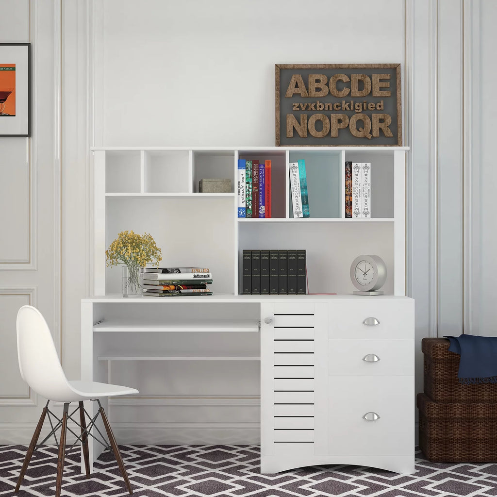 Computer Desk with Hutch K67354