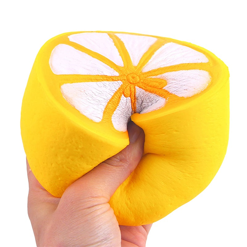 Squeeze Half Lemon Shape Slow Rising Sensory Toy Y2572