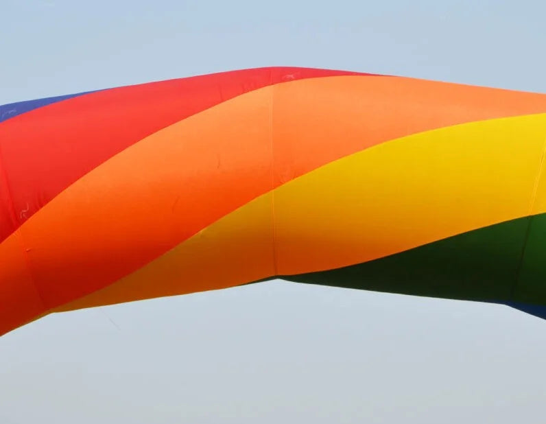 39.4ft Inflatable Rainbow Advertising Arch Oxford Cloth with Fixed Rope E767