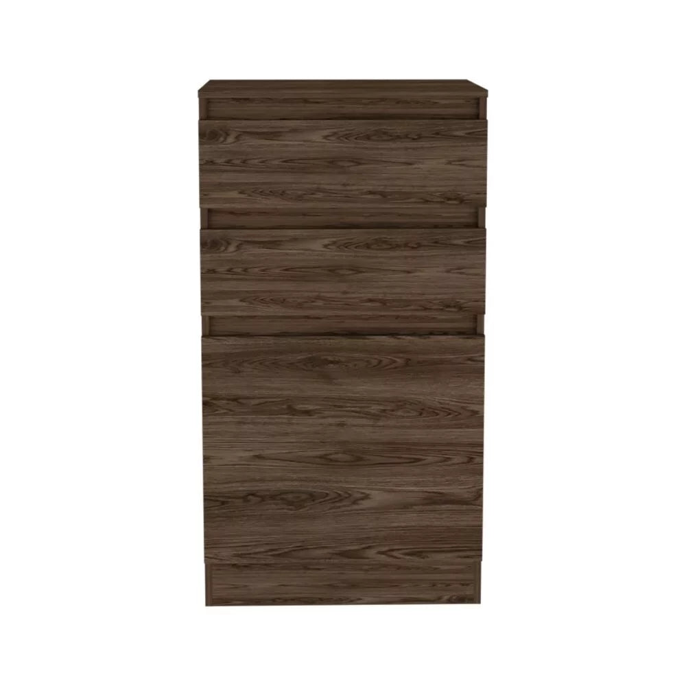Dark Walnut Two Drawer Standard Chest E256