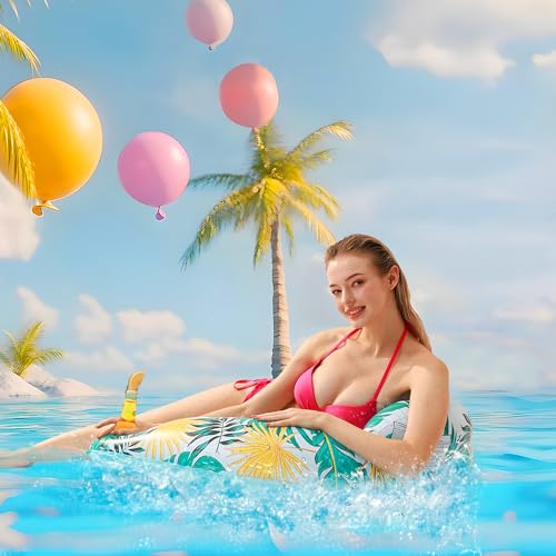 Inflatable Pool Floats with Two Cup Holders X404