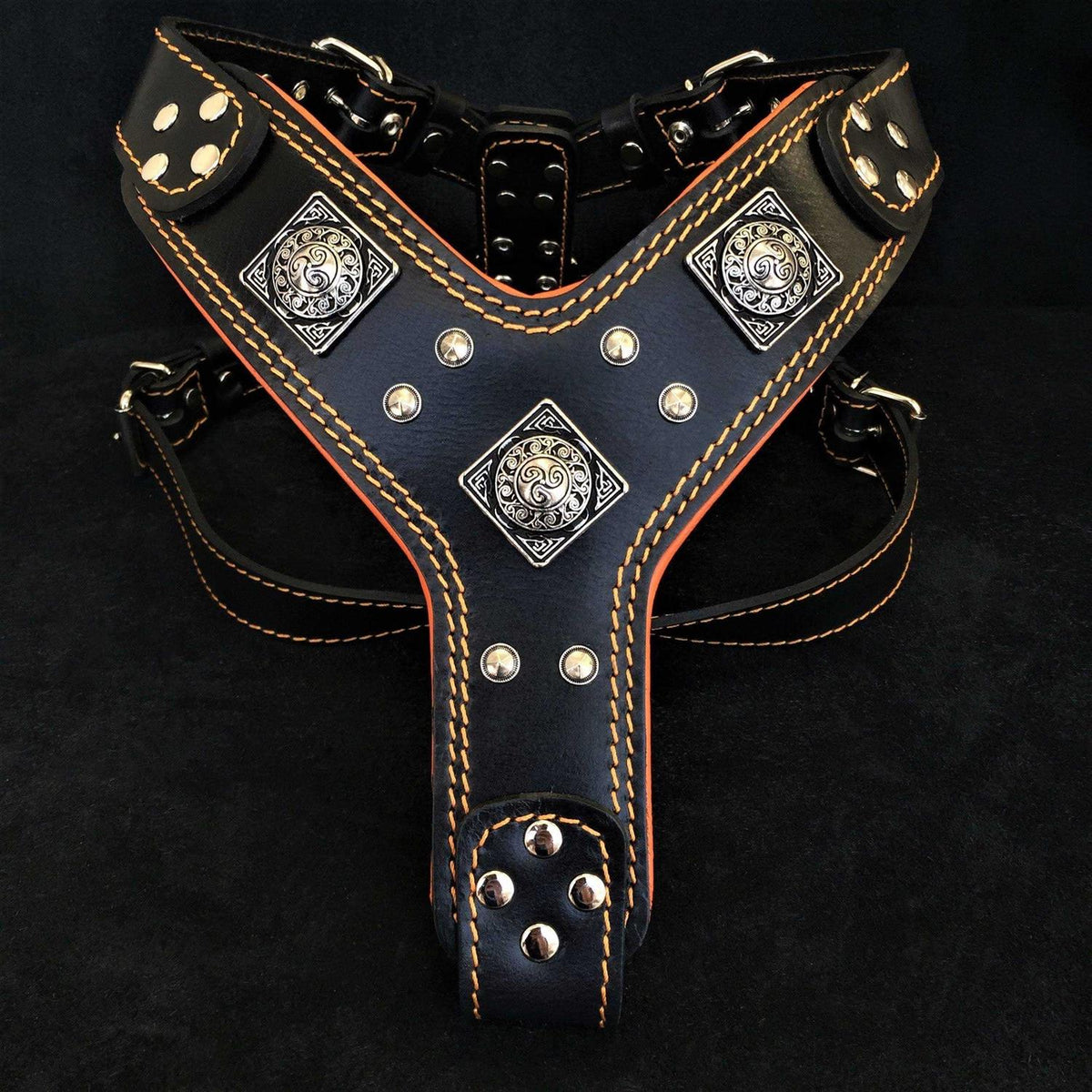 Dog Leather Harness C380775