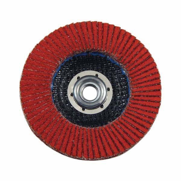 4-1/2 in x 5/8-11 Internal 60 X-weight Flap Disc, 10 per Case Y923971