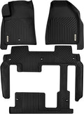 Black 3 Row Floor Mat Liner Set F51436