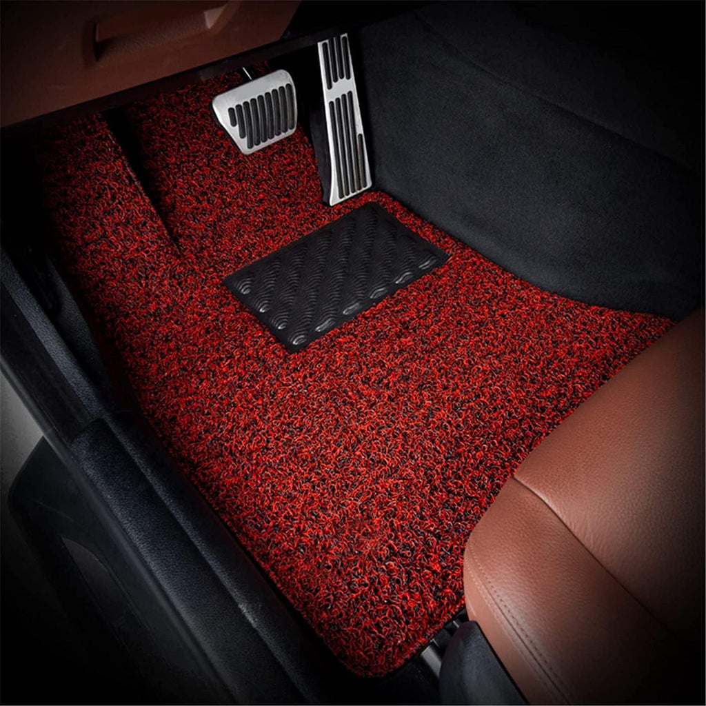 Black Red 3 Piece Rubber Car Floor Mats Q27242