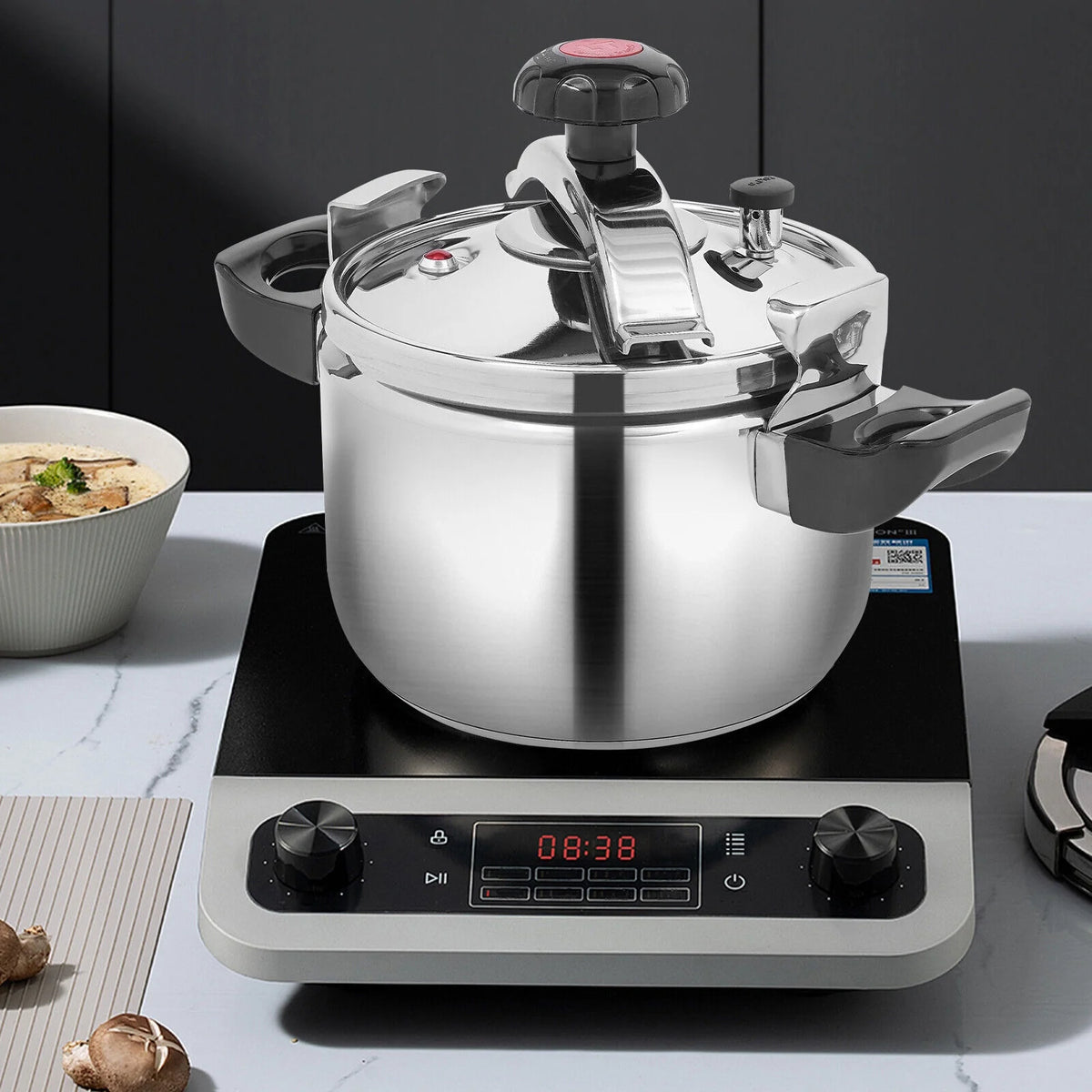 5L 60kpa Stainless Steel Pressure Cooker L765