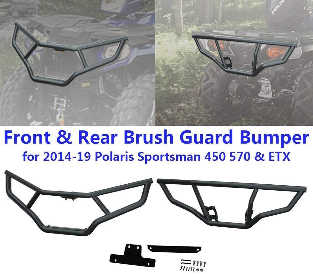 Front and Rear Brush Guard Bumper Set V545981